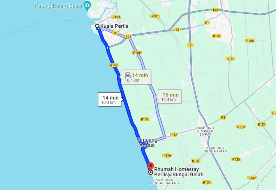 Simpang Empat  Rhumah Sungai Belati 빌라 외부 사진