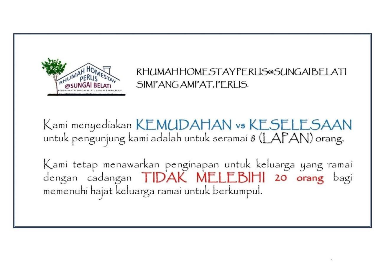 Simpang Empat  Rhumah Sungai Belati 빌라 외부 사진